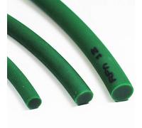 Courroie de transmission ronde en polyuréthane au mètre - Vert rugueux - 0 anneau (3 mm)