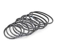 Courroie De Transmission Trapézoïdale Ceinture Avant Arrière 102/-177/183/186/189/195mm Dérive RC 1/10 Sur Route Pour 3 Courses Pour Sakura D3 CS STD S3M