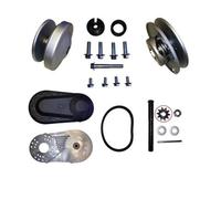 Courroie De Transmission Trapézoïdale Kit D'embrayage Go Kart 2HP-7HP Outils Convertisseur Couple 3/4 Pouces 10T #40 41 Chaîne 12T #35 CVT Courroie D'entraînement Petit Moteur