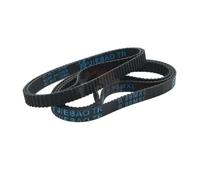 Courroie d'embrayage moto B134MXL À B192MXL Largeur 4.8mm MXL 6mm 10mm Courroies Distribution Caoutchouc Courroie D'entraînement Boucle Fermée(B158MXL,Belt width 12.7mm)