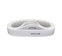 Courroie d'embrayage moto Courroies Synchrones Polyuréthane Blanc Longueur 380mm~520mm Largeur 10/15/20mm HTD 5M Courroie D'engrenage À Boucle Fermée(5M-475mm,1PCS_25MM)