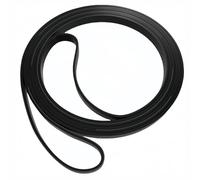 Courroie d'entraînement 8066065 en caoutchouc nervuré pour sèche-linge compatible avec Whirlpool, compatible avec Kenmore, compatible avec Roper, compatible avec KitchenAid (2,33 m x 6,35 mm)