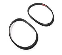 Courroie d'entraînement AB-9075047 4PJ307 en caoutchouc, de rechange (lot de 2) for compresseurs d'air Stanley, Bostitch et Husky.