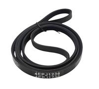 Courroie D'entraînement For Tambour De Machine À Laver J4 4PJE1236 461975021821, Compatible Avec Whirlpool, C00315247(1pc4PJE1236)