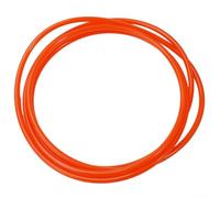 Courroie d'entraînement pour plateforme à roulettes BikeTrainer 185 cm de périmètre 5 mm de largeur conçue pour les applications de cyclisme en intérieur (rouge)