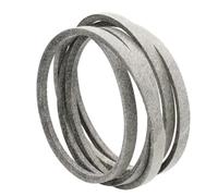 Courroie d'entraînement pour pont de tondeuse 1,27 x 300,2 cm, cordon en aramide pour modèles 954-04033A, 754-04033, 754-04033A, compatible avec modèles RZT-S42/RZT-L42/LT1046, pièce grise de rechange