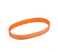 Courroie d'entraînement pour scie électrique de type 255, 490 mm x 25 mm x 2,5-3 mm, matériau polyuréthane/caoutchouc, compatible avec outils de coupe de scie à onglet de 25,4 cm (orange)