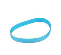 Courroie d'entraînement pour scie électrique de type 255, 490 mm x 25 mm x 2,5-3 mm, matériau polyuréthane/caoutchouc, compatible avec outils de coupe de scie à onglet de 25,4 cm (bleu)