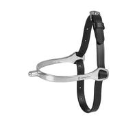 Courroie d'éperons cheval en cuir Equestro Noir TU