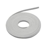 Courroie Distribution GT2 5/10MImprimante 3D PU Poulie GT2-6Mm Courroies Synchrones Ouvertes Caoutchouc Largeur 6Mm Bricolage CNC Courroie Trapézoïdale(White PU Steel Wire,10Meters)
