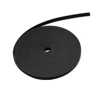 Courroie Distribution GT2 5/10MImprimante 3D PU Poulie GT2-6Mm Courroies Synchrones Ouvertes Caoutchouc Largeur 6Mm Bricolage CNC Courroie Trapézoïdale(Black PU Steel Wire,10Meters)