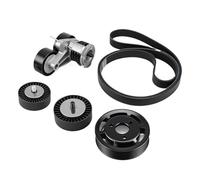 courroie distribution kit Convient pour Bmw E90 E92 E93 E91 335i 335xi E82 E88 135i 2008-2010 N54 Kit de tendeur de poulie de courroie d'entraînement poulie de direction assistée