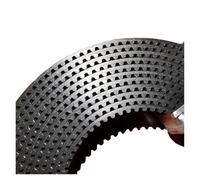 Courroie Distribution Ouverte Polyuréthane Pour HTD8M Pas 8 Mm Largeur Synchrone HTD 8M: 25mm 30mm 50mm 47mm Courroie Transmission(5Meter,BLACK COLOR_47MM)