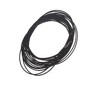 Courroie en caoutchouc de 1 mm de largeur 105-135 mm pour enregistreurs, CD, machines vidéo, baladeur, lecteur DVD (20 pièces) bande de cassette, courroie de lecteur de CD, courroie de lecteur DVD