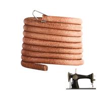 Courroie en Cuir de 183 cm pour Machine à Coudre à Pédale avec Crochet, Compatible avec Singer, Brother et Autres Machines Vintage - Installation Facile (6mm de Diamètre)