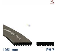 Courroie En V 1951 PH7 AEG 1506124039 Sèche-linge Elektrolux Zanker Zanussi Qu