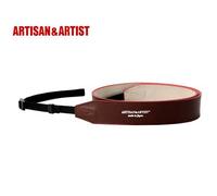 Courroie large en cuir marron Artisan & Artist ACAM-600