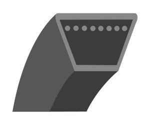 Courroie lisse trapézoïdale adaptable MTD (section: 5/8"" L:143"")