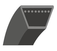 Courroie lisse trapézoïdale qualité d'origine HONDA, adaptable pour modèle HR21 (section 3/8"", L: 35"")