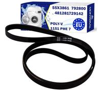 Courroie Machine a Laver Poly-V 1151 PHE 7 55x3861 pour Brandt