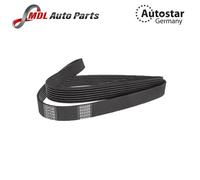 Courroie nervurée en V AutoStar Germany 11287631810 pour BMW E87, E88, E82,...