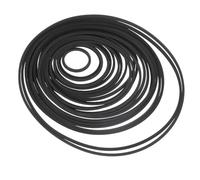 Courroie pour Lecteur DVD Noire en Caoutchouc, Réparation Courante | Magnétophone Enregistreur, Ceinture Cassette, Courroie Platine Cassette, pour Réparation D'enregistreurs et Entretien