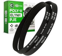 Courroie Seche Linge Poly-V 1161 mm PJ5 avec Code Original C00142181 C00027206 pour Ariston pour Indesit 481935810049 481281728272 pour Whirlpool - MADE IN SPAIN - Garantie de 5 Ans - ONIX TECH