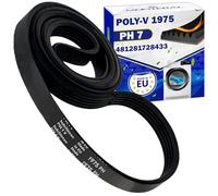 Courroie Seche Linge Poly-V 1975 PH 7 481281728433 pour Whirlpool | MADE IN EU - Garantie de 10 Ans - MONTERAL