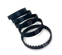 Courroie Synchrone En Caoutchouc, 5 Pièces, Roue De Transmission Industrielle Dentée, Largeur 10-15-20mm, Longueur 282-690mm, Type Xl Courroie(XL-386,15mm)