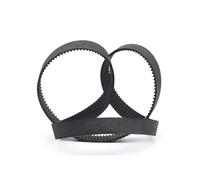 Courroie Synchrone En Caoutchouc Noir À Boucle Fermée HTD3*M 171 Mm À 201 Mm Largeur 10 Mm Pas 15 Mm 1/2/5 Pièces 3 Mm Courroie Transmission Moto(174mm,1 PIECE_15MM)