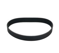 Courroie synchrone HTD 2M, largeur 4-15mm, longueur 118-158mm, courroie de Transmission en caoutchouc à boucle fermée dentée, 3/5 pièces,5 pièces
