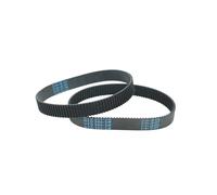 Courroie synchrone HTD3M, longueur 90 mm à 255 mm, largeur 3M 6 mm ou 10 mm, courroie HTD synchrone en caoutchouc à boucle fermée 15 mm ou 20 mm, 1 pièce(3M-237mm,Belt Width 15mm)