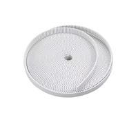 Courroie synchrone ouverte en polyuréthane HTD 5M - Largeur: 10mm à 40mm. Courroie de distribution for imprimantes et machines CNC.(White,2meter 15MM)