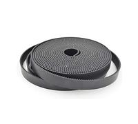 Courroie synchrone Ouverte ZBelt HTD3M Largeur 6/10/15/20/25/30/40 mm, Acier polyuréthane PU Noir, Courroie HTD3M CNC Durable et résistant à l'usure (Longueur : 2 mètres, Largeur : Largeur 25 mm)