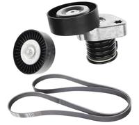 Courroie Tendeur Ensemble Kit de tendeur automatique courroie d'entraînement, adapté pour Mercedes Benz W209 CLK200 W203 W204 C200 W211 E200 M2712712000270 2712000570 Poulie-tendeur