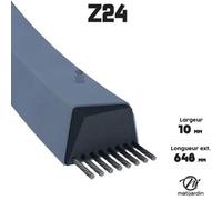 Courroie tondeuse - Alko - Z24 - Trapézoïdale - 10 mm x 648 mm - Remplace 510515