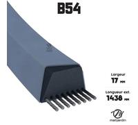 Courroie tondeuse B54 Trapézoïdale - 17 mm x 1438 mm