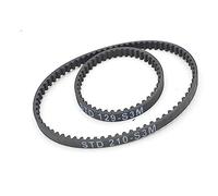 Courroie transmission Belt 1/8 Échelle Radiocommande Vélo Ensemble Entraînement Moteur Ceinture STD 129-S3M Et 210-S3M Largeur 3.5mm RC Moto Pour X-rider(5PCS_129-S3M TEETH 43)