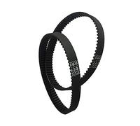 Courroie transmission Belt 108 112 118 120 122 126 130 132 144 152 156mm Largeur 6mm Courroies Caoutchouc Synchrones Boucle Fermée Pour Poulies S2M Courroie Distribution(5PCS_156MM)