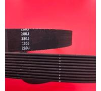 Courroie Transmission Belt Courroie D'entraînement pour Tapis Roulant 1 Pièce 280J/PJ711 10 Nervures en Caoutchouc Multi-rainures Multi-Cales Moto Fitness Courroie D'entraînement