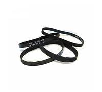 Courroie transmission Belt Largeur 4/6/10/15mm Longueur 118 120 126 130 136 142 158mm Crantée 2M-120 2M-142 HTD 2M Courroie Distribution Caoutchouc Boucle Fermée(6mm,10PCS_126MM)