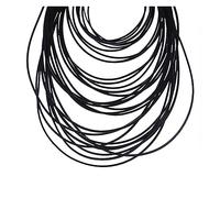 Courroie transmission Belt Pour Lecteurs Cassette Contre Ceinture 1 Pièces Section Transversale 0.8mm Caoutchouc Courroie Transmission Plié Longueur 36-130mm(67.5mm)