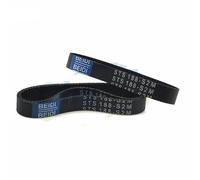 Courroie Transmission Courroie De Distribution en Caoutchouc S2M Largeur 4/6/9/10/15 Mm Longueur 172 174 176 180 182 184 186 188 190 192 194 196 Mm Transmission Belt(S2M-194mm-97Teeth,3PCS_6MM)