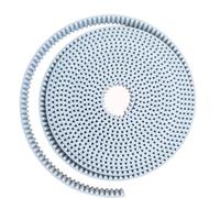 Courroie Transmission Courroie De Distribution HTD5M Largeur 40mm Couleur Blanc PU Polyuréthane Avec Noyau En Acier Pas À Extrémité Ouverte 5mm Poulie 5M-15mm Courroie Remplacement(2 meters)