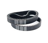 Courroie Transmission Courroie Distribution Caoutchouc Boucle Fermée HTD 5M Largeur 10~50 Mm Périmètre 260 265 270 275 280-300cm Transmission HTD5M Entraînement(HTD 290mm 5M,1PC_BELT WIDTH 40MM)