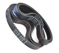 Courroie Transmission Courroie Distribution Caoutchouc HTD3M 5 Pièces Lp=210-219 222 225 228 231 234 237 240 243 246 249 252 255 258 261 264 267 Largeur 6-30mm Trapézoïdale(246-(82 Teeth),5PCS_15MM)