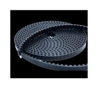 Courroie Transmission Courroie Distribution Polyuréthane Noir Convoyeur Transmission À Dents STD5M Pour STS S5M Extrémité Ouverte Avec Câble Acier Moteur Machine CNC D'entraînement(1meter,25mm)