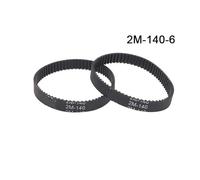 Courroie Transmission Courroie Distribution Synchrone 2GT/2M 2 Pièces Périmètre 140/142/150/160/180mm Largeur 6mm Pièce Rechange Pour Convoyeur Synchrone Pour Aspirateur(A)