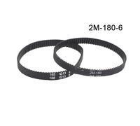 Courroie Transmission Courroie Distribution Synchrone 2GT/2M 2 Pièces Périmètre 140/142/150/160/180mm Largeur 6mm Pièce Rechange Pour Convoyeur Synchrone Pour Aspirateur(E)