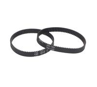 Courroie Transmission Courroie Distribution Synchrone 2GT/2M 2 Pièces Périmètre 140/142/150/160/180mm Largeur 6mm Pièce Rechange Pour Convoyeur Synchrone Pour Aspirateur(D)
